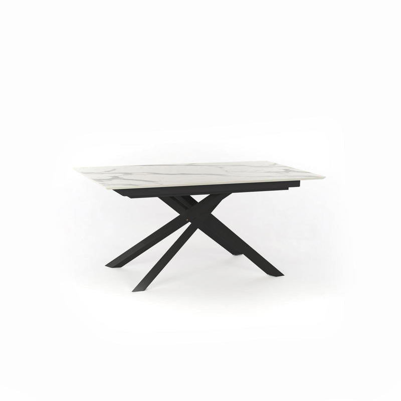 MENS extendable table in calacatta marble – TFT Home Furniture