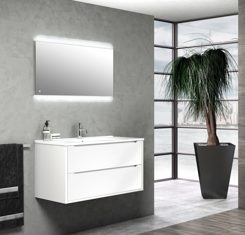 3-teilige Komposition BELSK weiß 90 cm – TFT Home Furniture