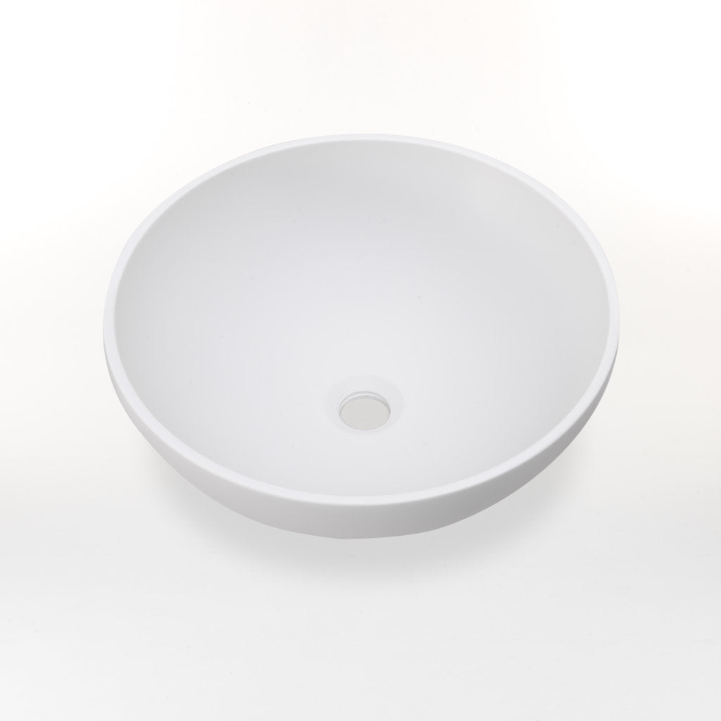 DUBLINO 2 white countertop washbasin