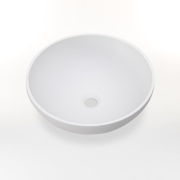 DUBLINO 2 white countertop washbasin