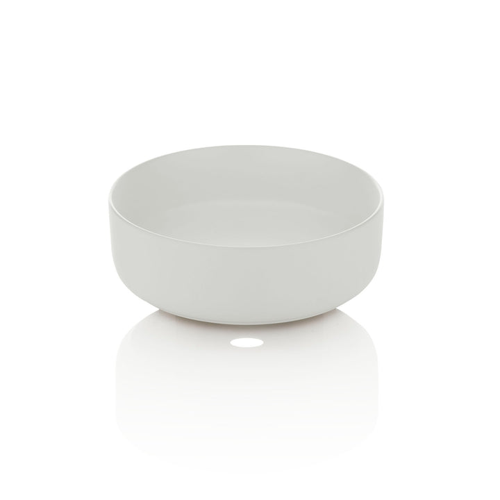 KLIMT white lacquered countertop washbasin