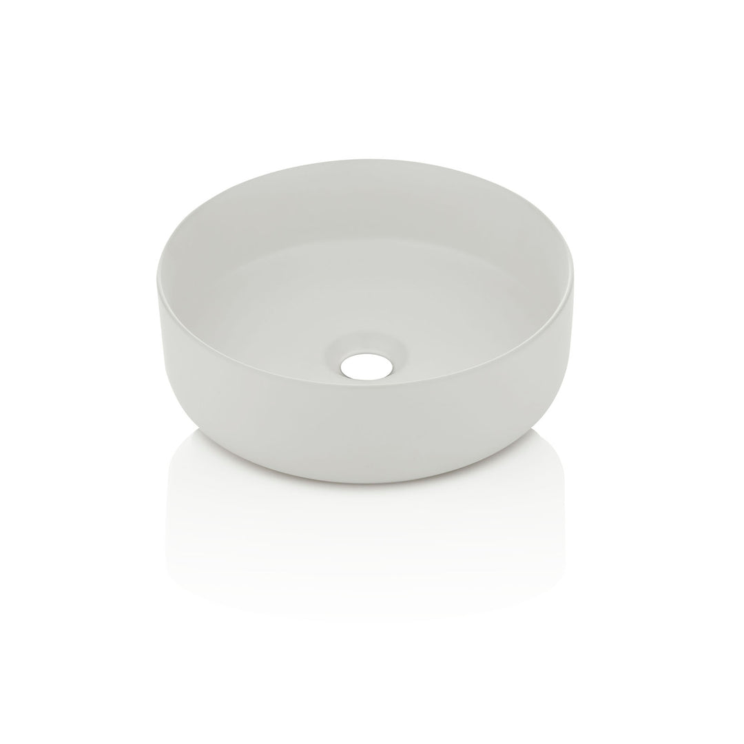 KLIMT white lacquered countertop washbasin