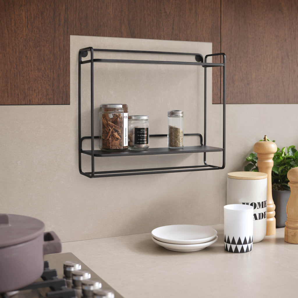 LOTO black wall shelf