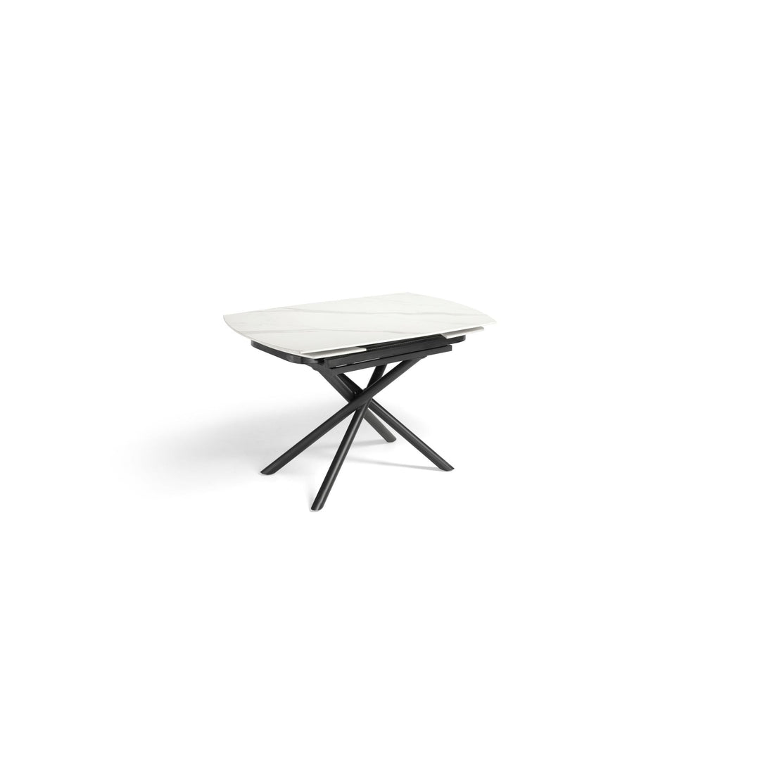 AUSTIN extendable table white ceramic