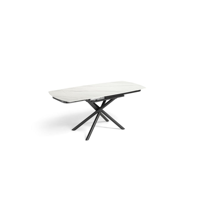 AUSTIN extendable table white ceramic