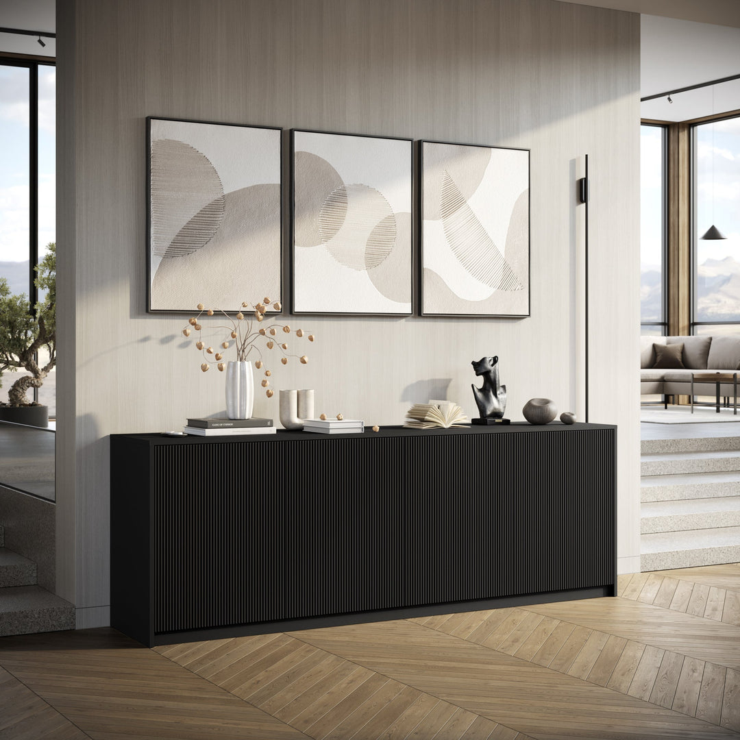 LULLABY 4-door buffet black