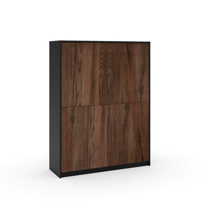 Credenza alta LULLABY nero/rovere rio