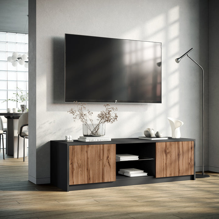 LULLABY TV Stand Black/Oak