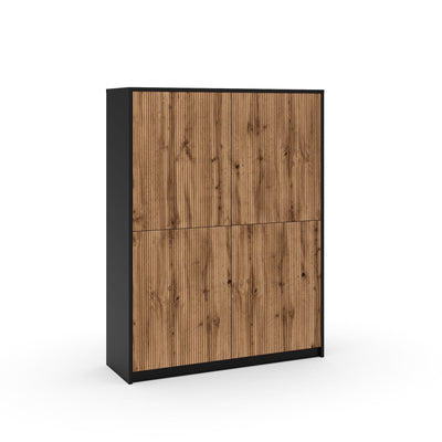 Credenza alta LULLABY nero/quercia