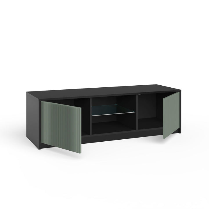 LULLABY TV Stand Black/Sage Green