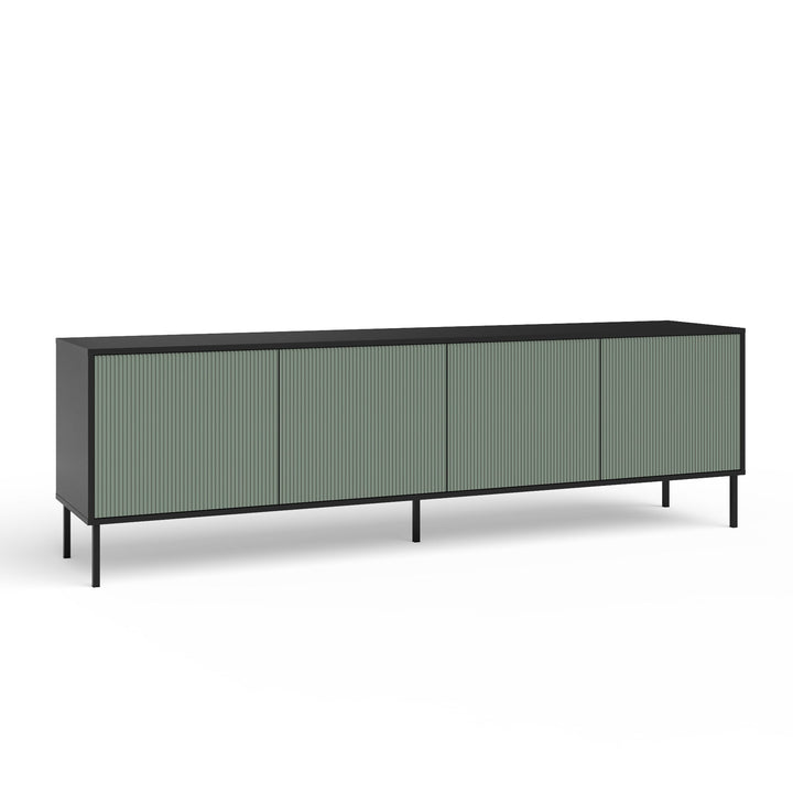 LULLABY-S 4-door buffet black/sage green