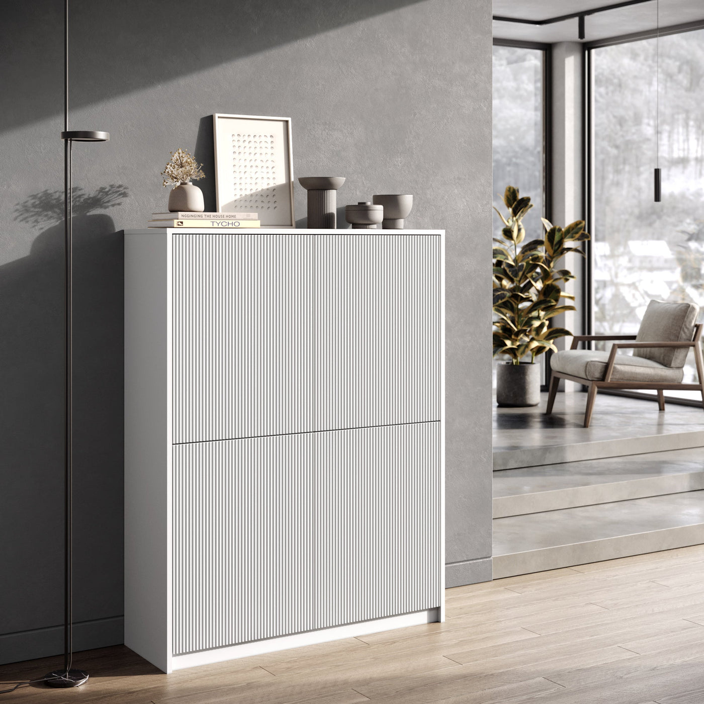 Credenza alta LULLABY bianco