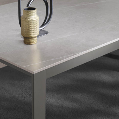 Tavolo allungabile AMBURGO ceramica grigio