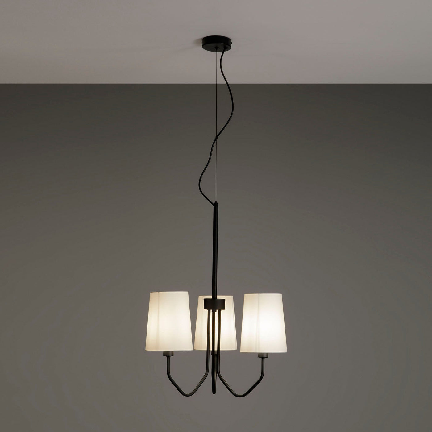 Lampadario 3L BERLINO nero