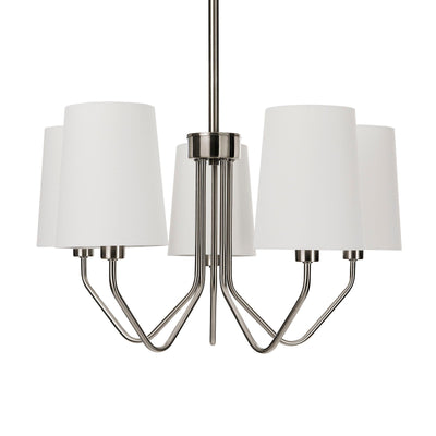 Lampadario 5L BERLINO nichel