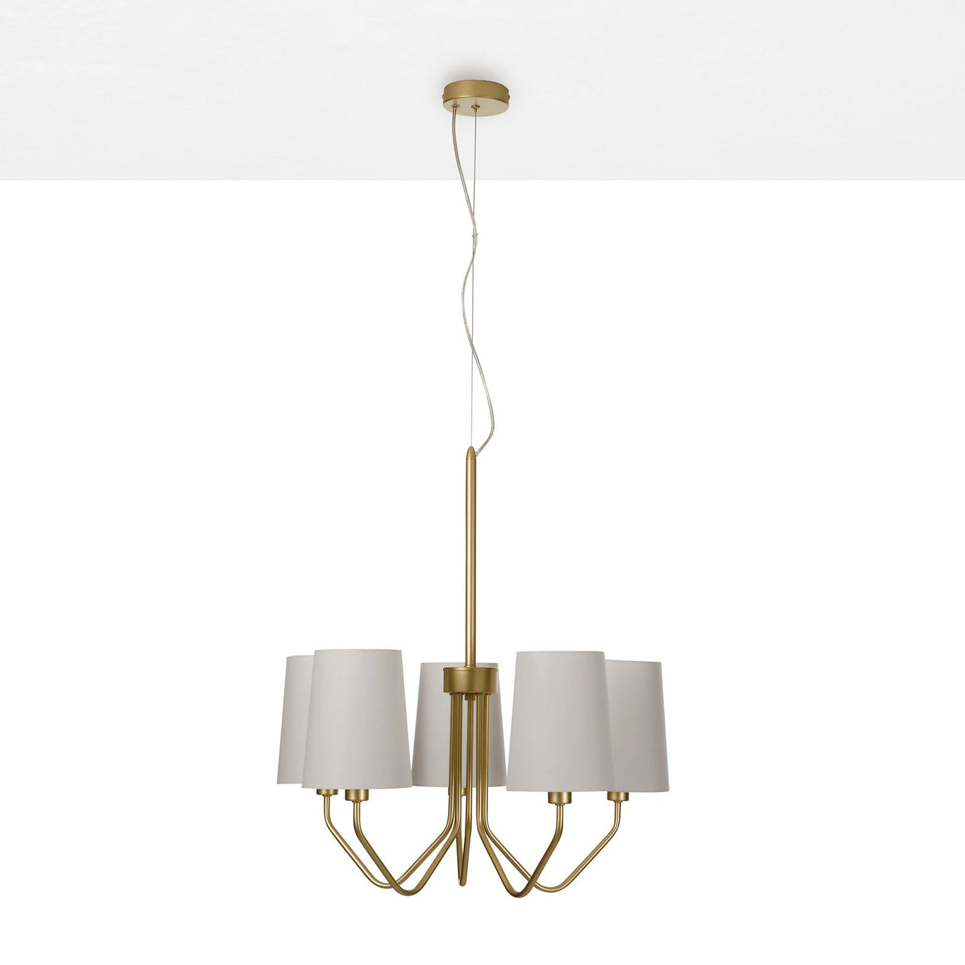 Lampadario 5L BERLINO oro