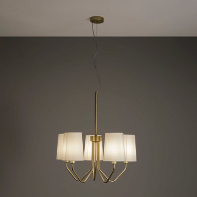 Lampadario 5L BERLINO oro