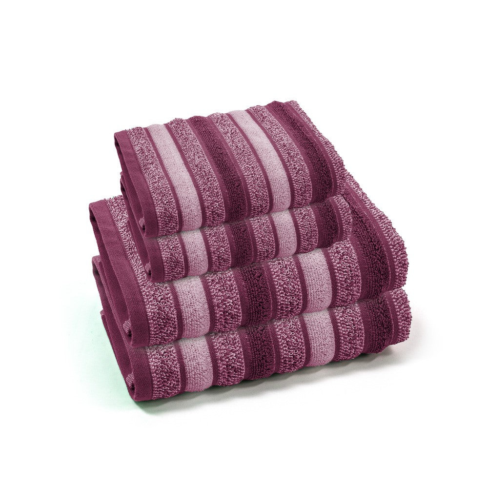 Set of 2+2 towels DIANA pink