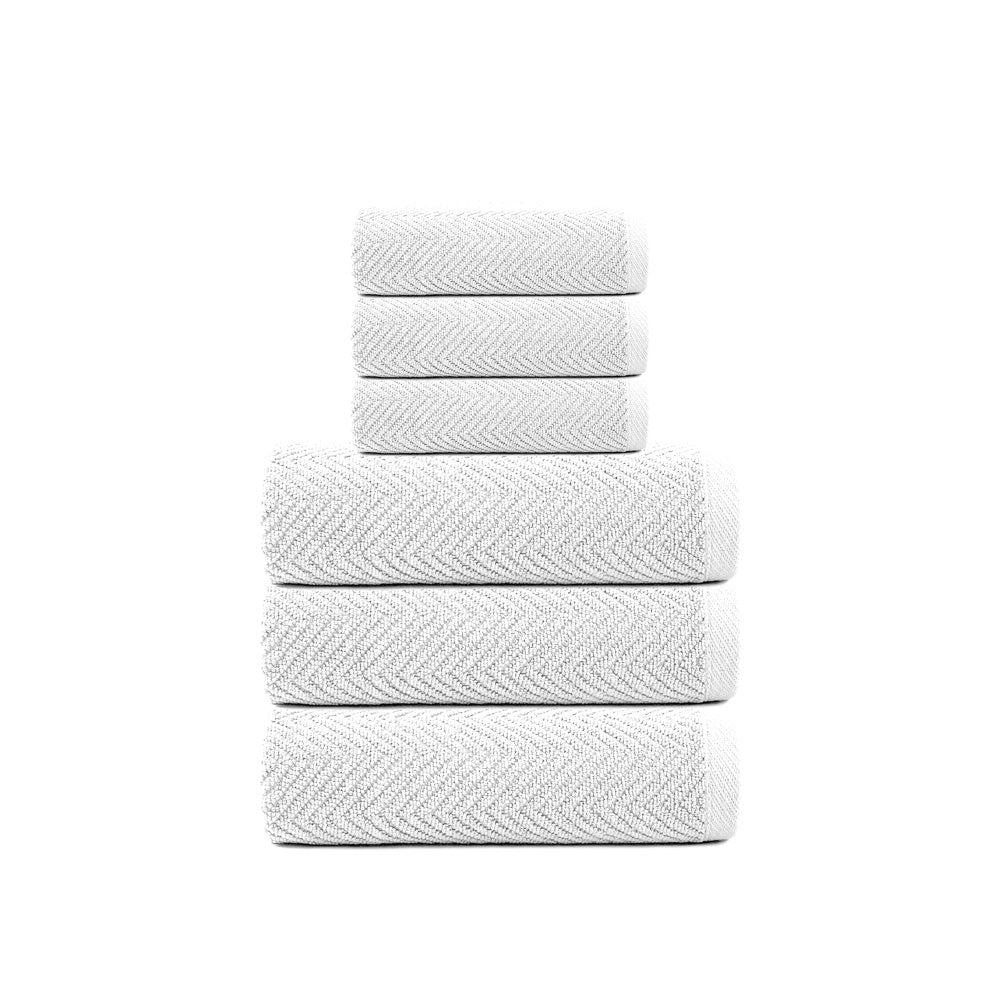 Towel set 3+3 RIAD white