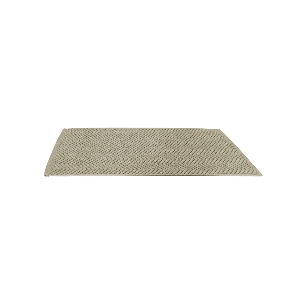 RIAD beige bath mat