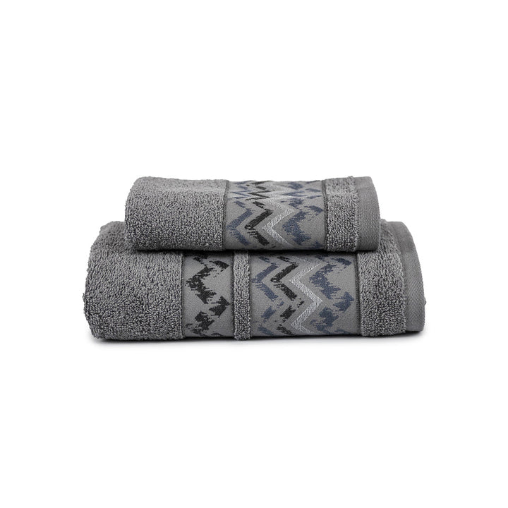 CUZCO 1+1 Towel Set Grey