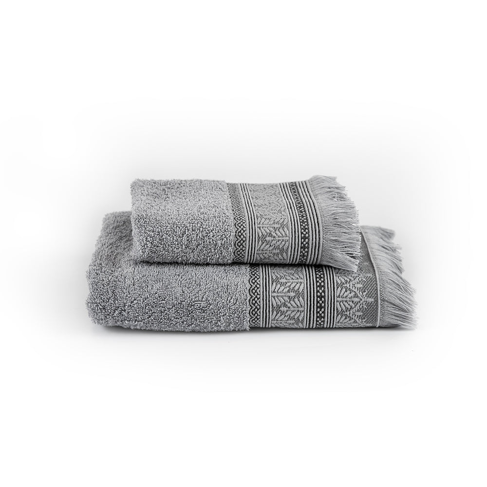 Towel set 1+1 MENDHI grey