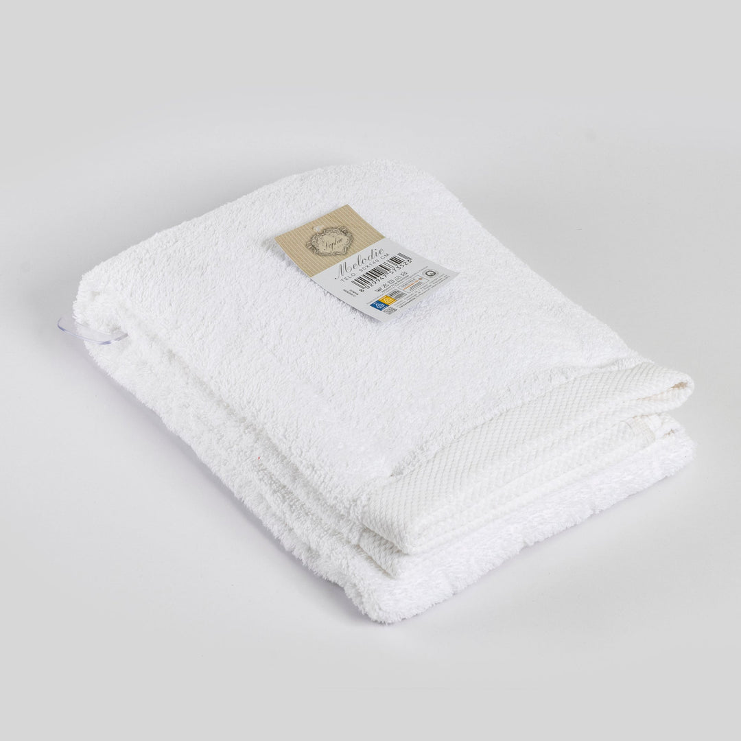 MELODIE white shower towel