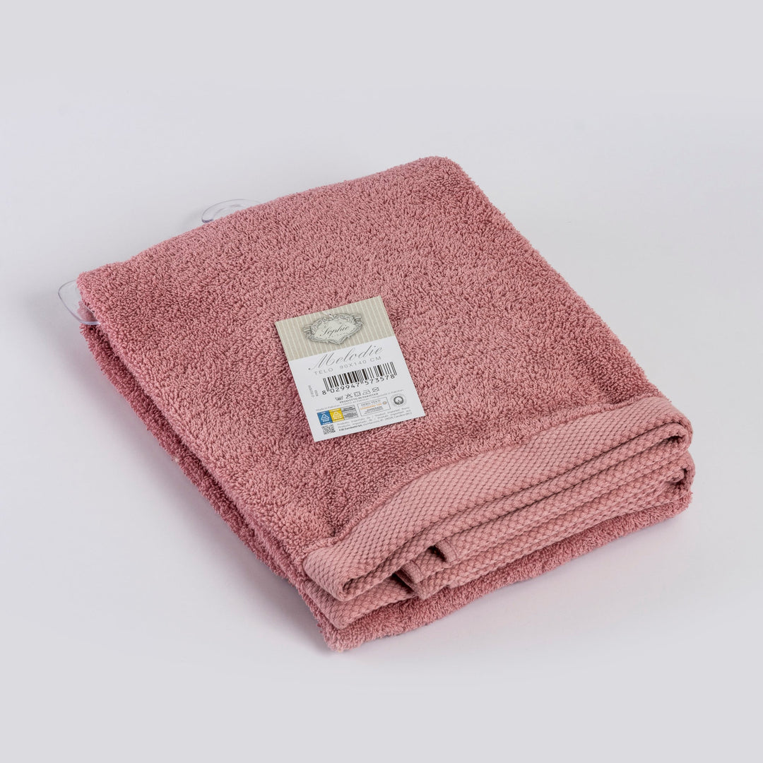 Pink MELODIE shower towel