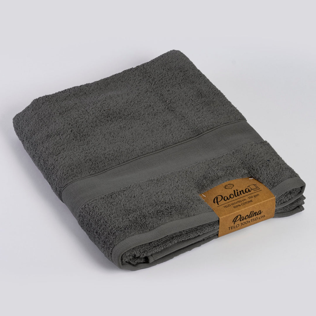 PAOLINA anthracite shower towel