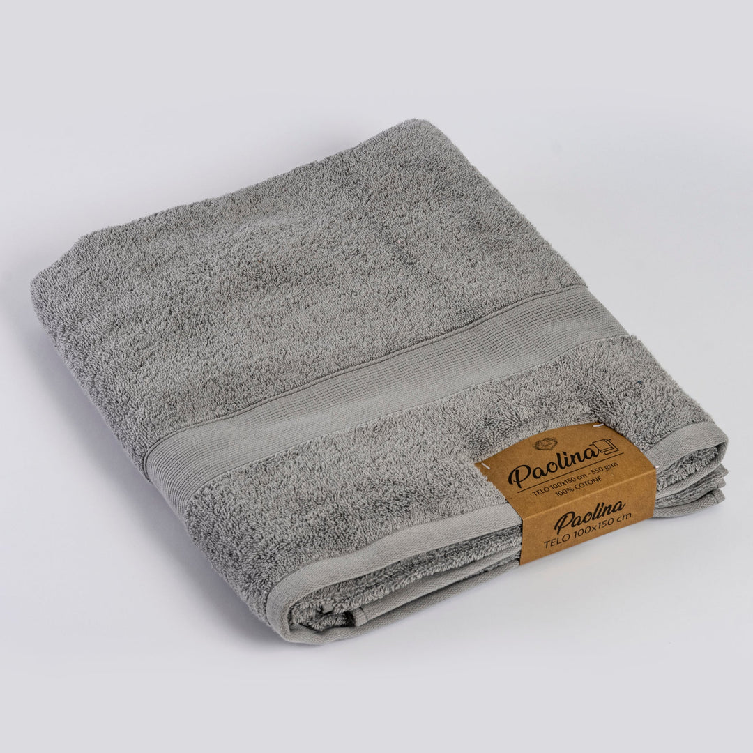 PAOLINA grey shower towel