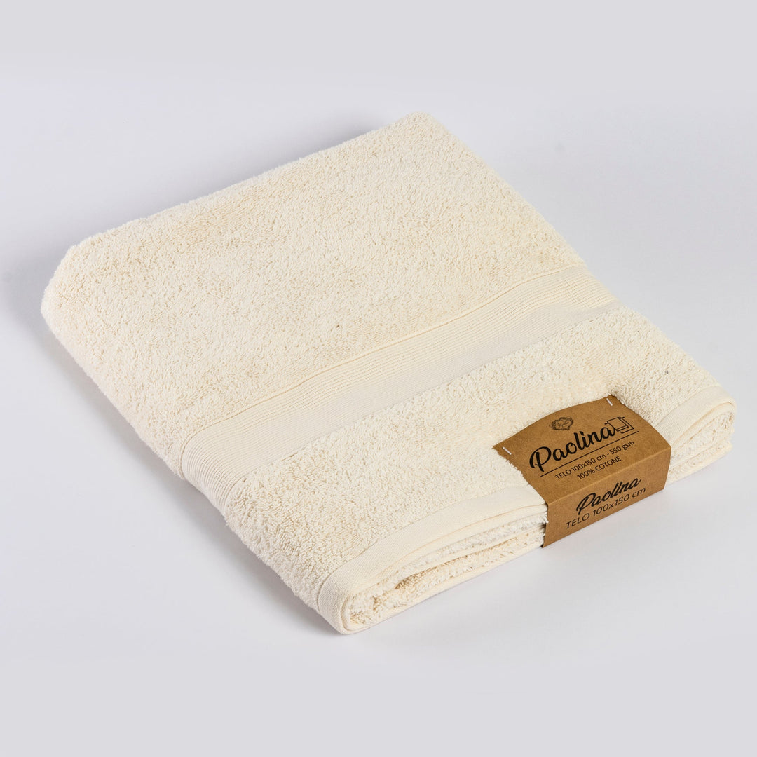 PAOLINA cream shower towel