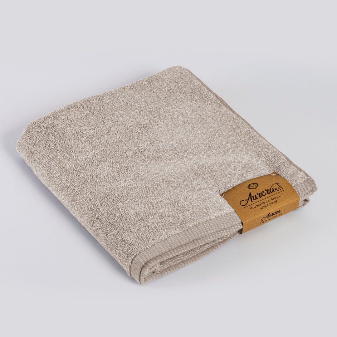 AURORA dove grey shower towel