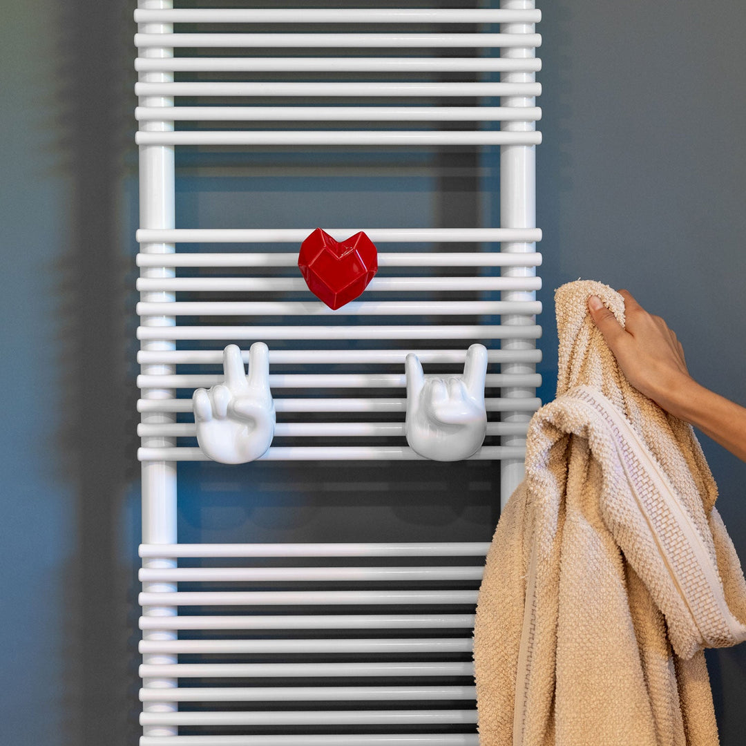 Set of hangers for radiators and towel warmers FUNNY 9