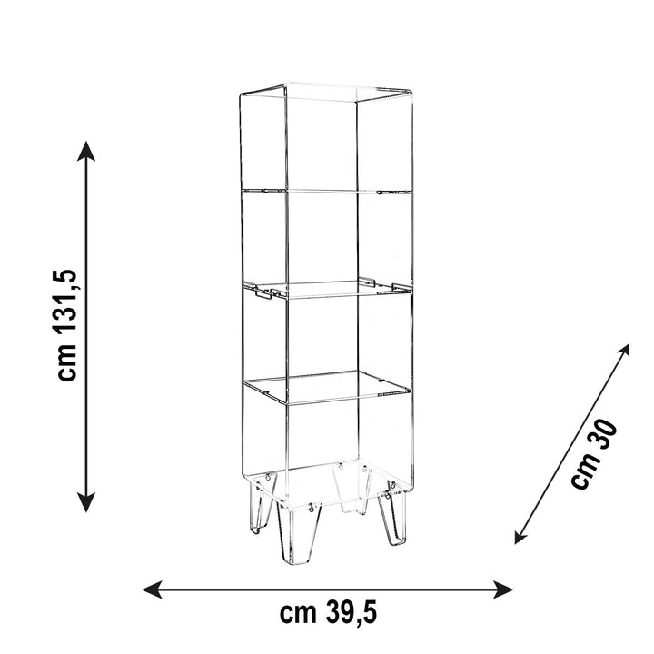 KOES transparent cabinet