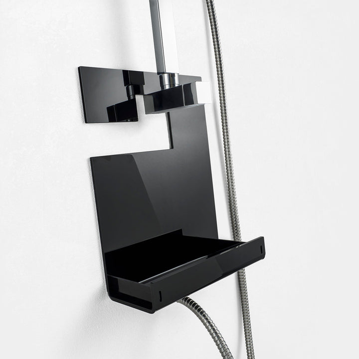 MAUN shower shelf black