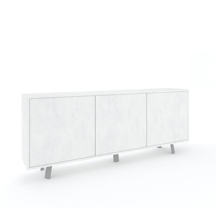 VILINUS 3-door buffet stone white