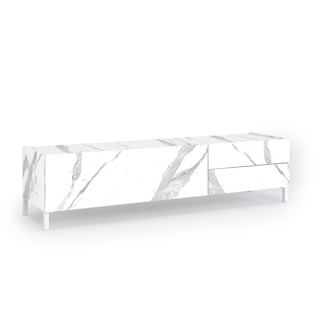 TV stand KENNETH calacatta marble