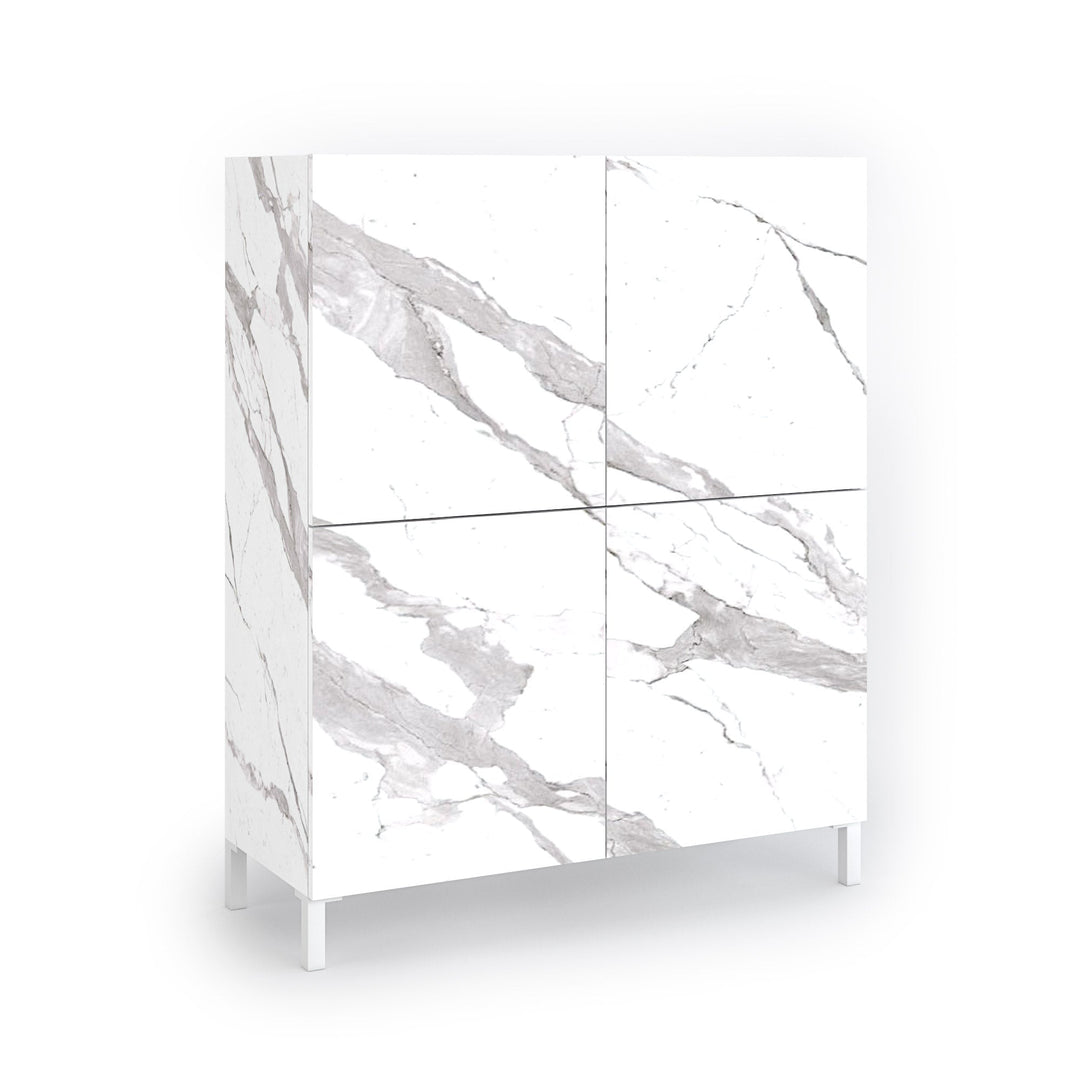 KENNETH high sideboard calacatta marble