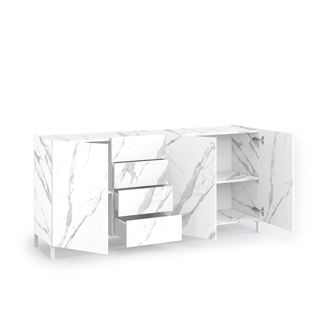 KENNETH buffet in calacatta marble