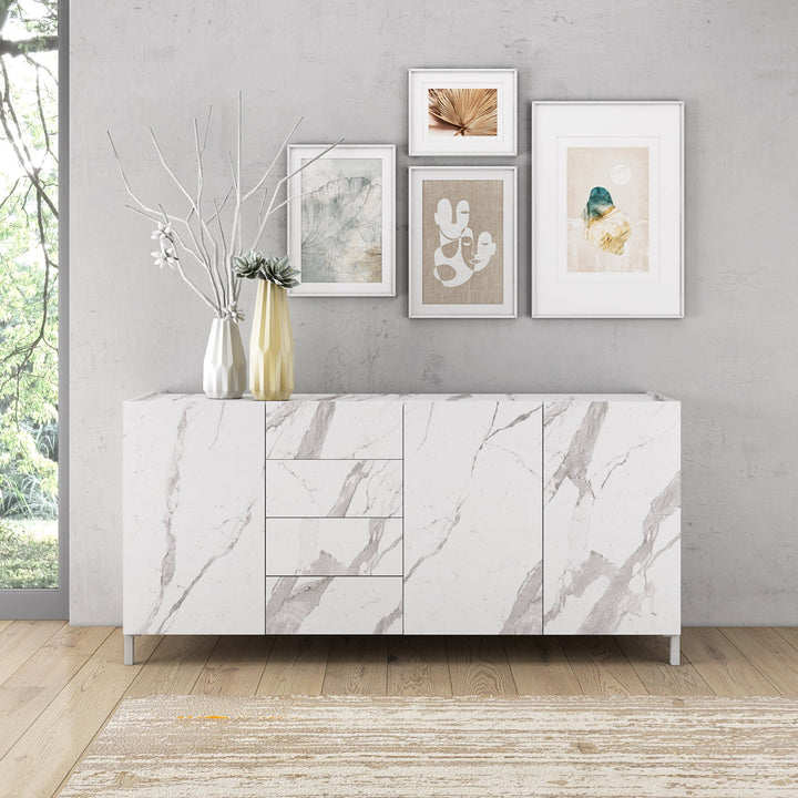 KENNETH buffet in calacatta marble