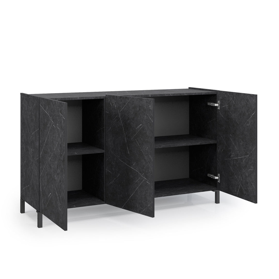 Buffet 3A KENNETH black marble