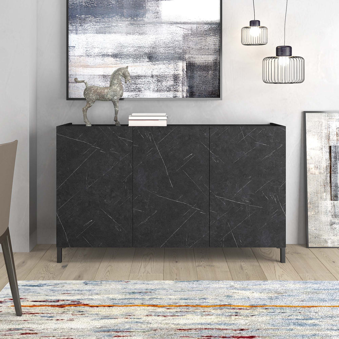 Buffet 3A KENNETH black marble