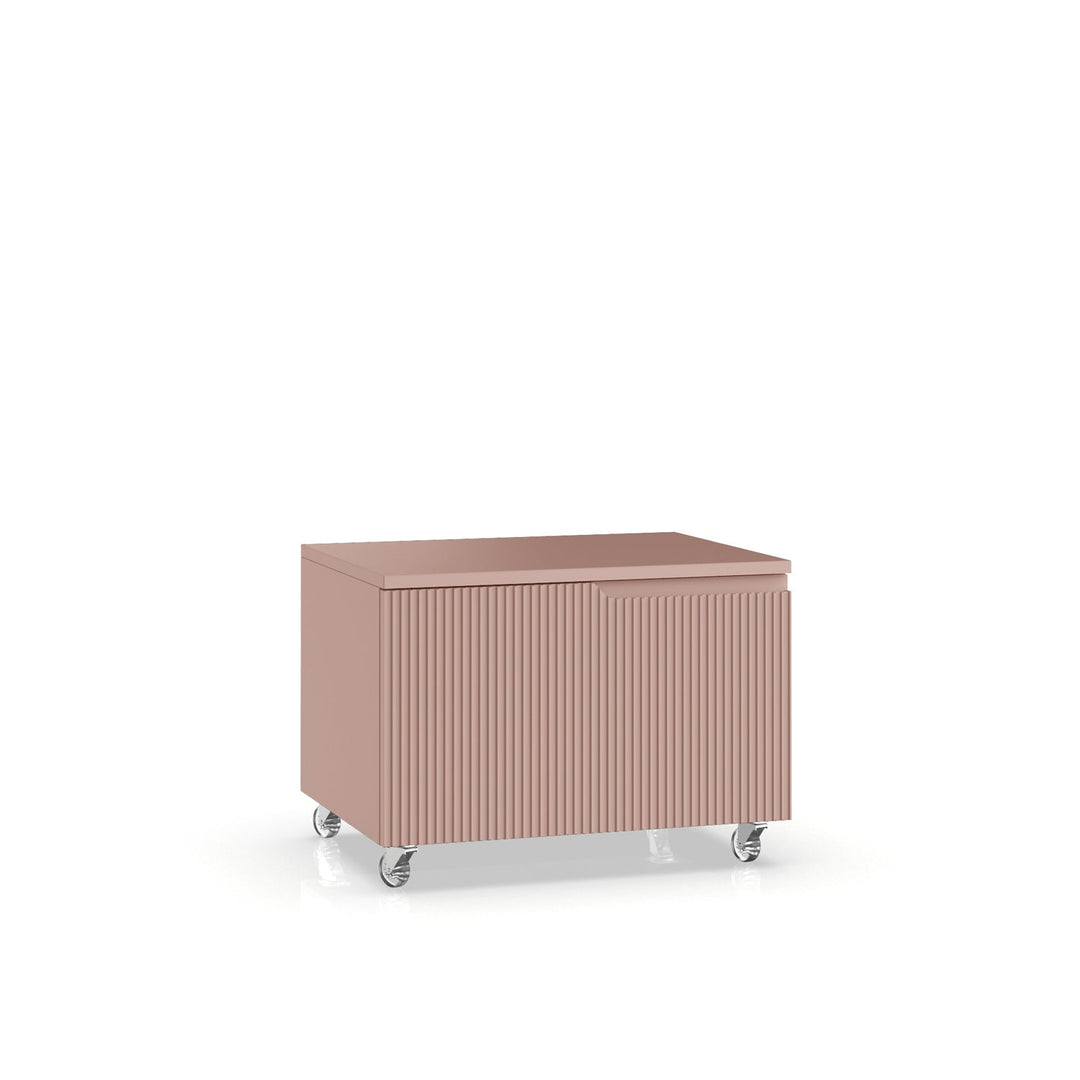 ZIP chest of drawers in powder pink