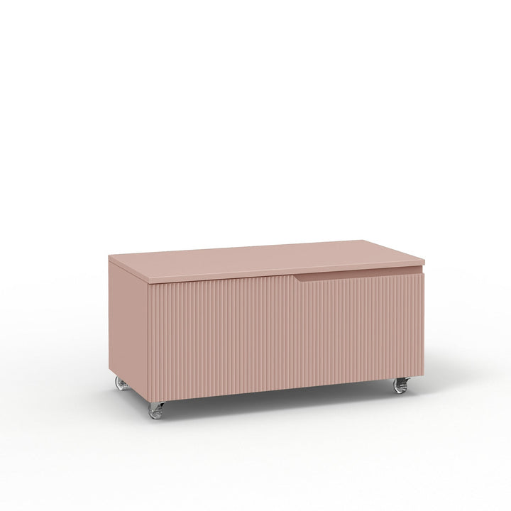 ZIP chest of drawers in powder pink