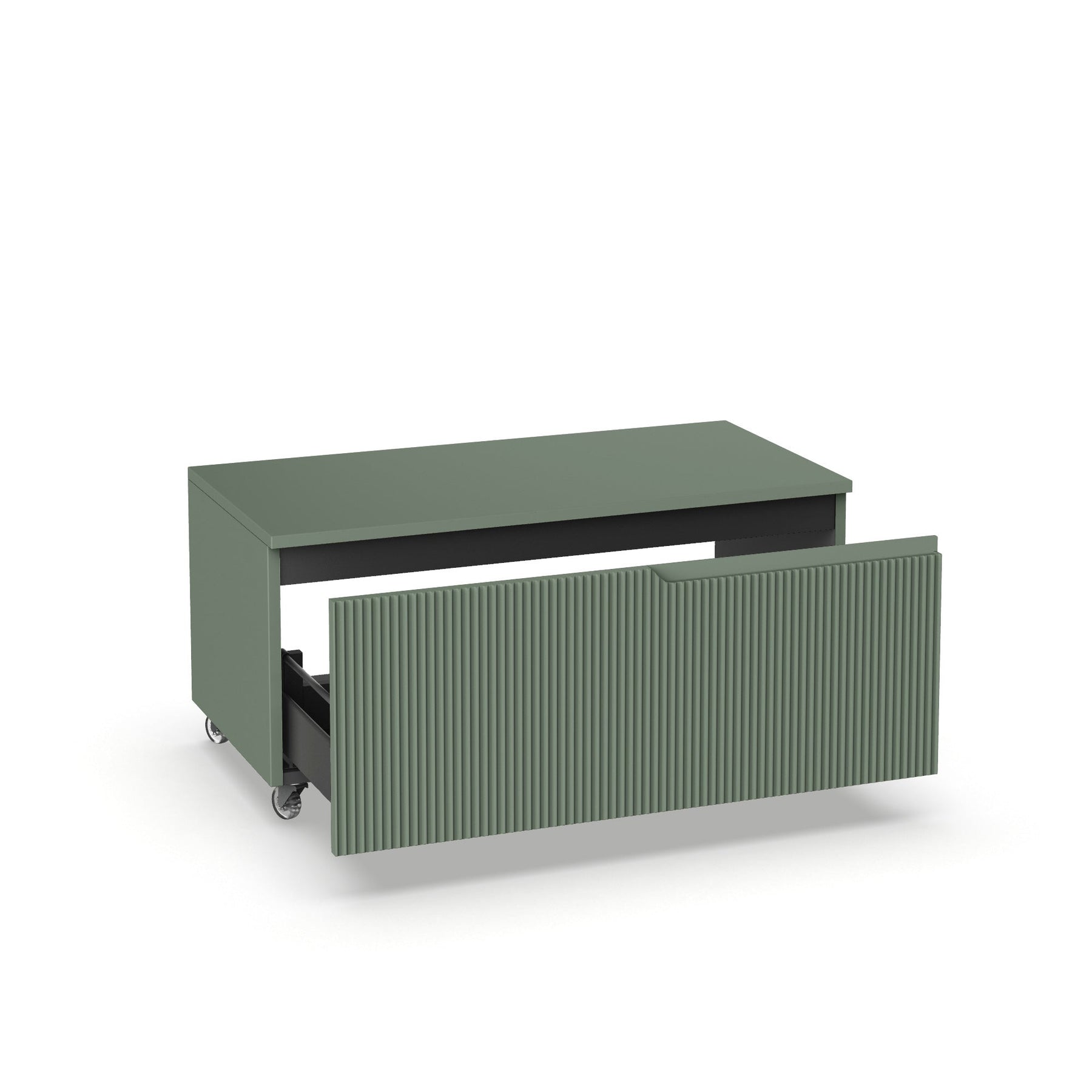 Cassettiera alta 4 cassetti CASPER verde salvia – TFT Home Furniture