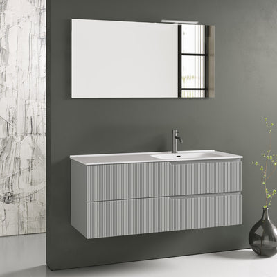 RH bathtub composition 4 pieces ZIP matt grey