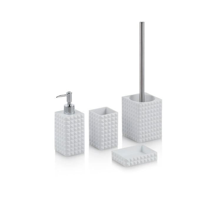 NAAMA white toilet brush holder