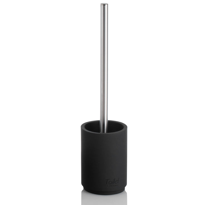 PARAA black toilet brush holder