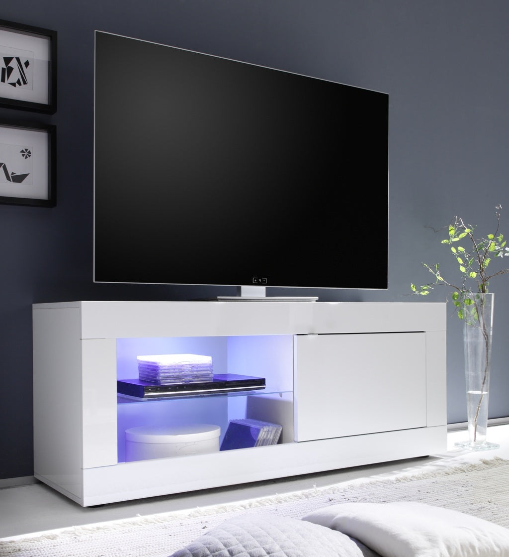 Porta TV BASIC bianco