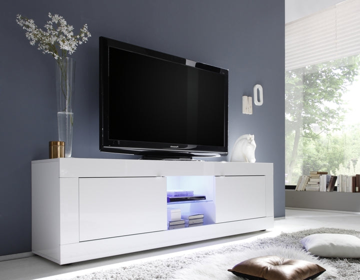 Porta TV BASIC bianco